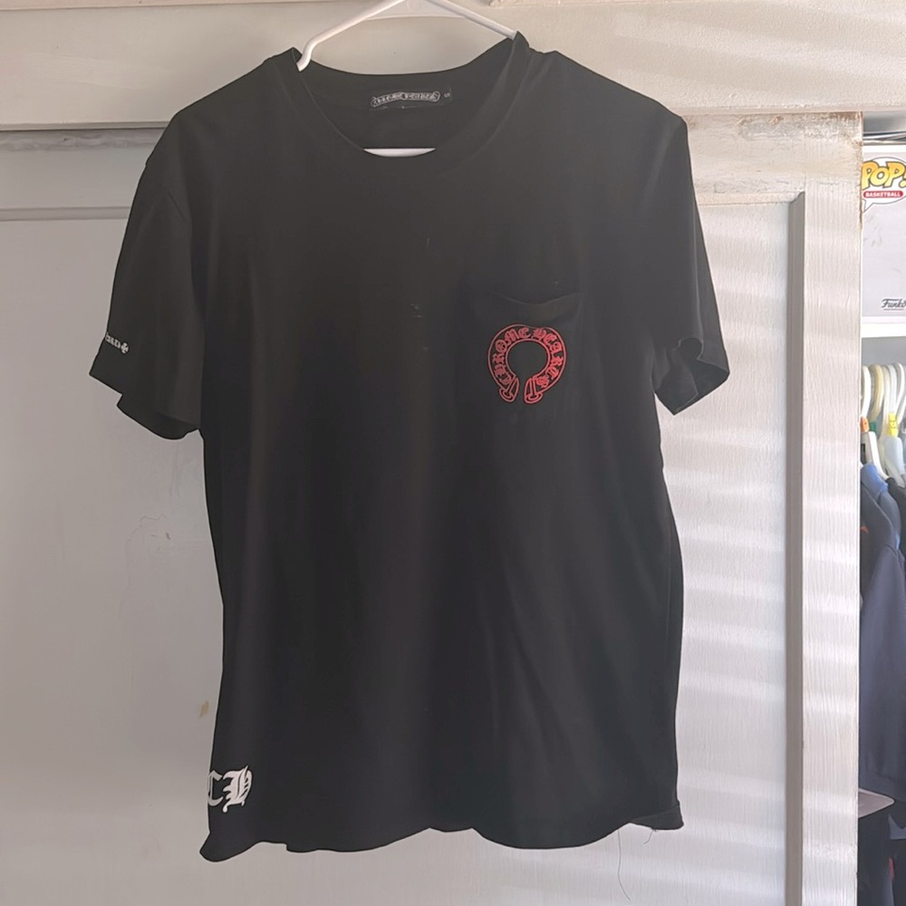 Chrome heart cross shirt